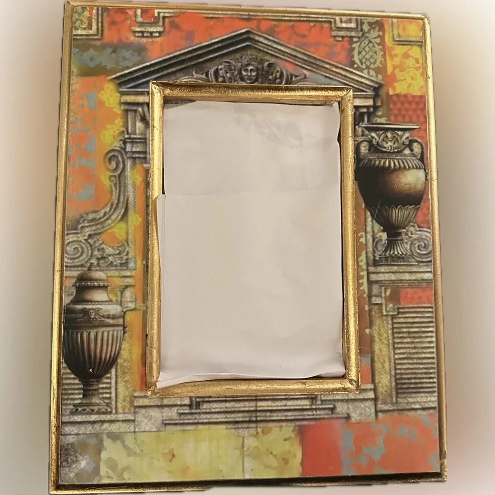 Stunning Architectural Classical Georgian Gilded Wood Picture Photo Frame RARE - Picture 3 of 8